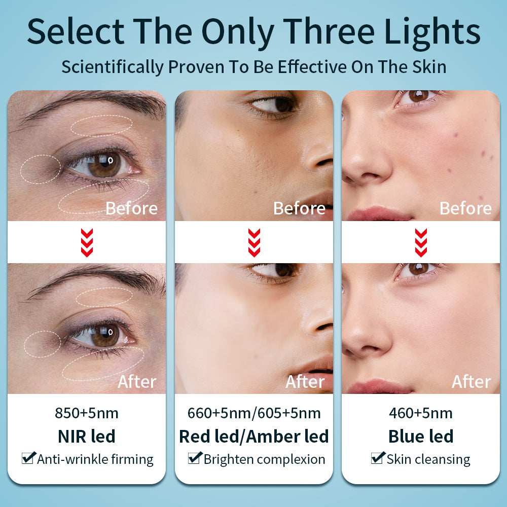 LED Light Therapy Silicone Facial Mask - Electronics Us