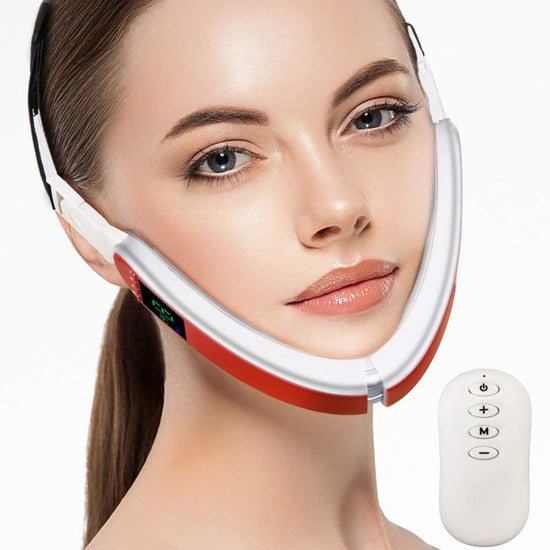 Infrared LED Light Photon Therapy V-Shape Slimming Face Massager - Electronics Us