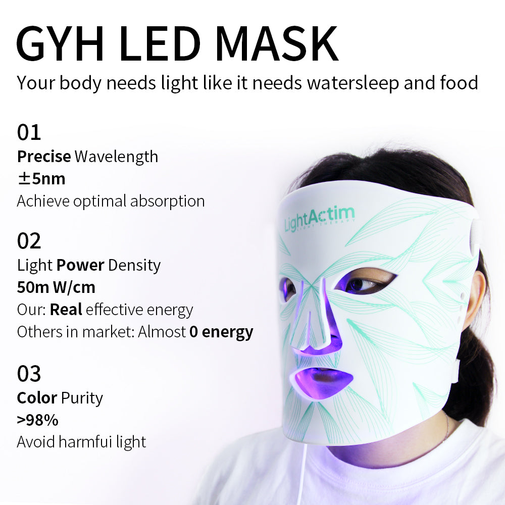 LED Light Therapy Silicone Facial Mask - Electronics Us